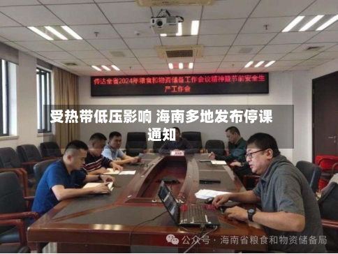 受热带低压影响 海南多地发布停课通知