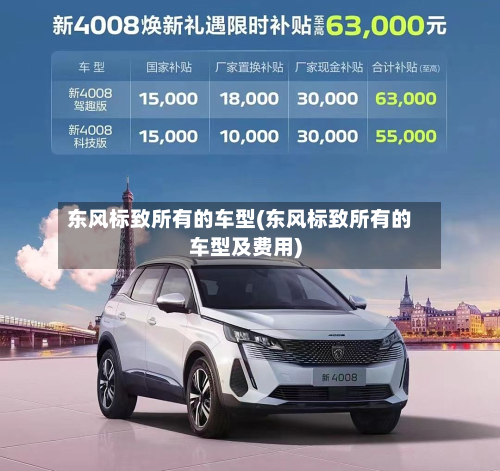 东风标致所有的车型(东风标致所有的车型及费用)