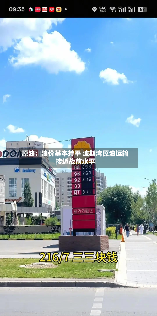 原油：油价基本持平 波斯湾原油运输接近战前水平-第3张图片