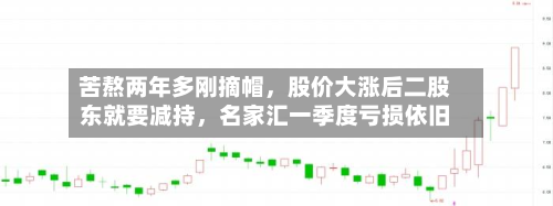 苦熬两年多刚摘帽,股价大涨后二股东就要减持,名家汇一季度亏损依旧