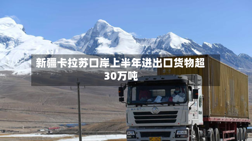 新疆卡拉苏口岸上半年进出口货物超30万吨-第2张图片