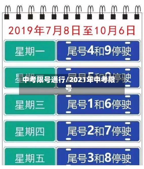 中考限号通行/2021年中考限号-第3张图片