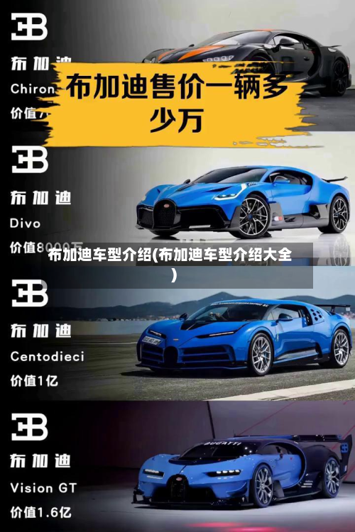 布加迪车型介绍(布加迪车型介绍大全)