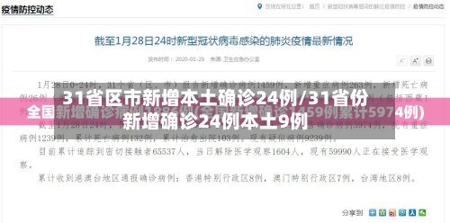 31省区市新增本土确诊24例/31省份新增确诊24例本土9例-第2张图片